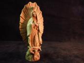 Antique Virgin of Guadalupe Mexico Woodcarving