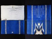 Antique【Ganscraft】Blue Chimayo Purse w/T-Bird Concho c.1930～