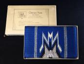 Antique【Ganscraft】Blue Chimayo Purse w/T-Bird Concho c.1930～