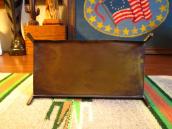Vintage Tipi Shape Brass Desk Letter Stand
